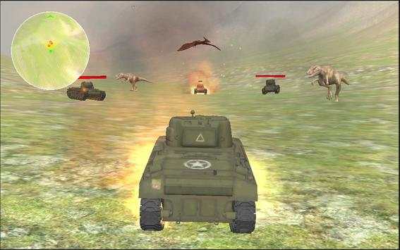 Dino World Tank Simulator Crazy world war 2 Battle screenshot 2