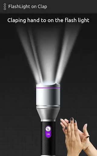 Clap to flash light on/off : Flash LED screenshot 1