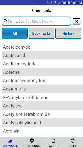 NIOSH Mobile Pocket Guide screenshot 1