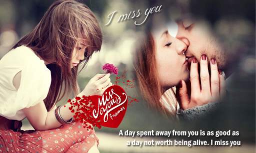 Miss You Photo Frames New HD screenshot 3