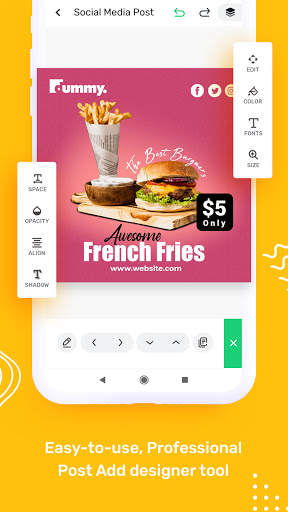 Social Media Post Maker, Poster & Graphic Design screenshot 3
