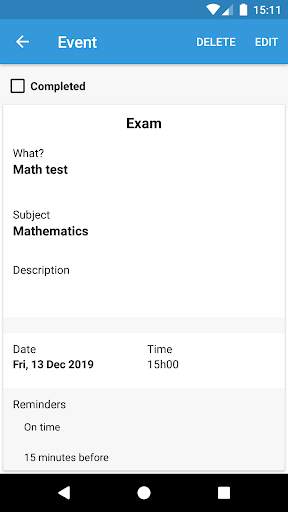 Student Calendar - Timetable screenshot 5