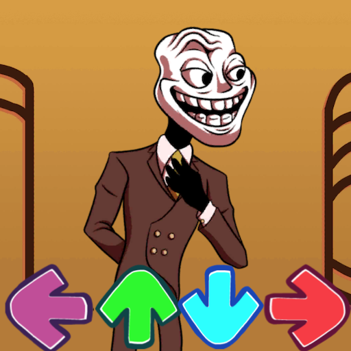 Trollge FNF mod - Music arrow icon