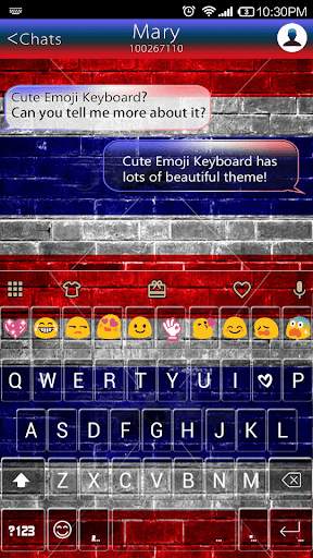 Thailand Emoji Keyboard Theme screenshot 1