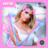 Spiral Effect - 3D Neon Photo Editor icon