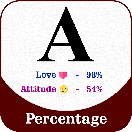 Name Percentage Count : Love, Attitude Percentage أيقونة