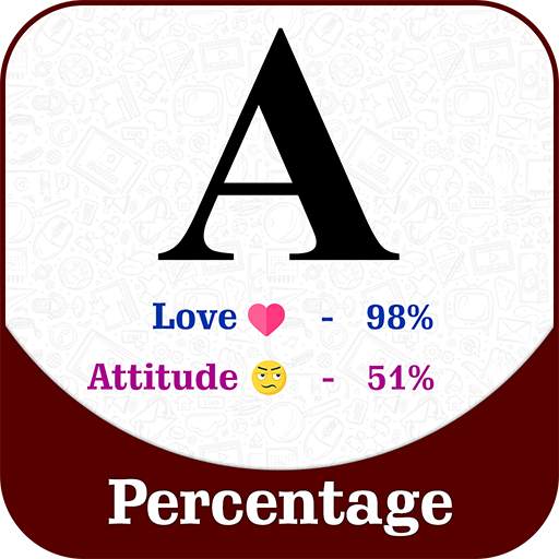 Name Percentage Count : Love, Attitude Percentage 1.0