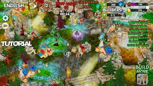 Clash Legends - City Building MOBA Turret Defense screenshot 1