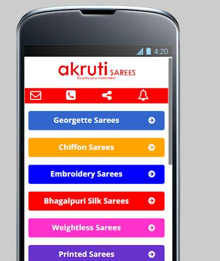 Online Sarees Shopping Shop - Manufacturer screenshot 1