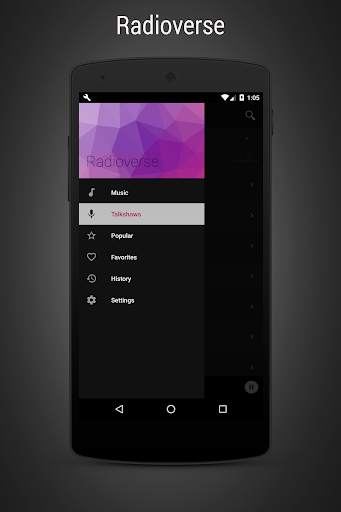 Radioverse - Internet Radio screenshot 1