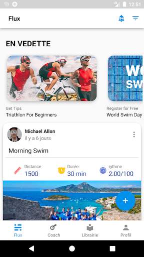 MySwimPro: Séances de Natation screenshot 1