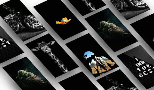 Black Wallpaper & Theme (4K) screenshot 1