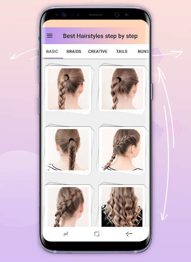 Hairstyles step by step screenshot 2