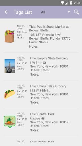 GeoTagger App screenshot 2