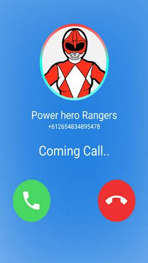 Power's Hero Rangers Video Call & Chat Simulator screenshot 2