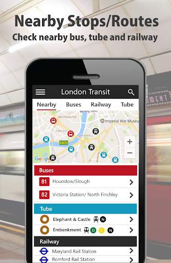 London Bus Time Tracker screenshot 2