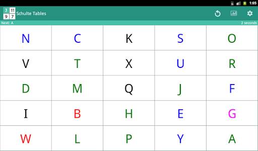 Таблицы Шульте скриншот 6