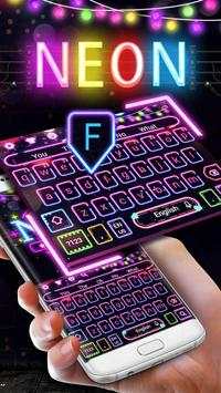 Sparkling Neon Lights Keyboard screenshot 2