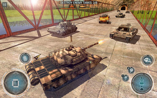 Tank Blitz Fury: Free Tank Battle Games 2019 screenshot 1