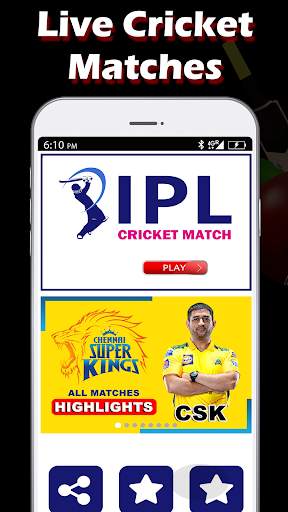 IPL Cricket Match - Live Cricket Score screenshot 1