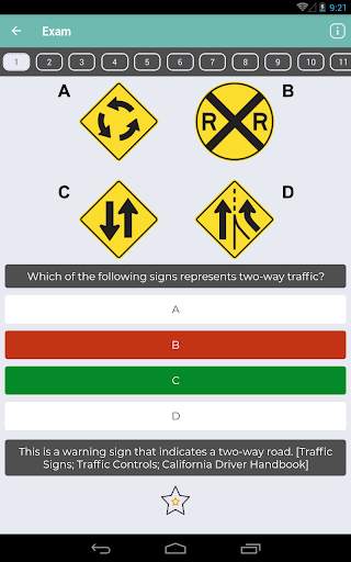 DMV Permit Practice Test 2021 - Car, Moto, CDL screenshot 6