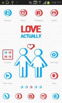 LoveActually go launcher theme screenshot 2