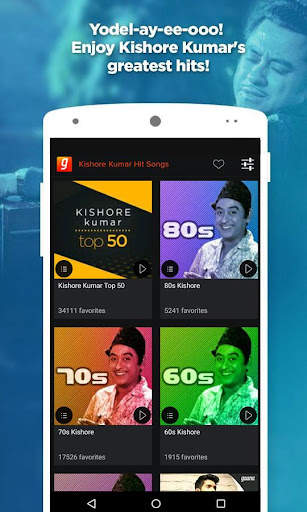 Kishore Kumar Hit Songs App screenshot 2