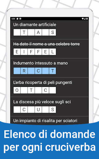 Cruciverba gratis Italiano screenshot 7