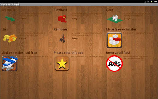 Brick animal examples screenshot 10