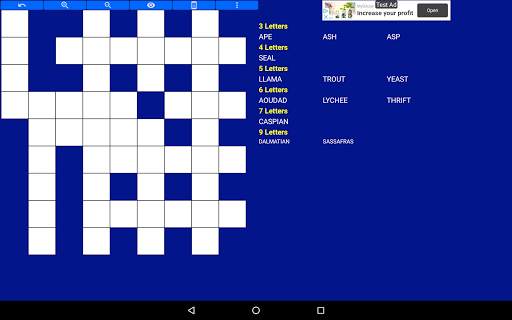Fill it ins crossword puzzles screenshot 16
