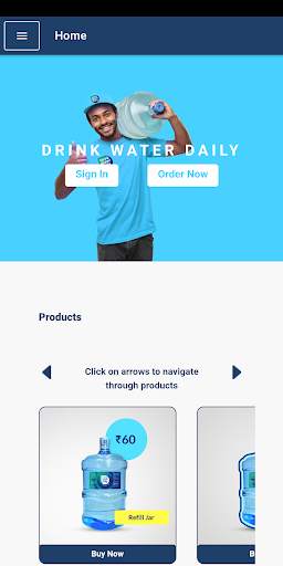 Drink Water Daily - Online Water Delivery App Pune screenshot 1