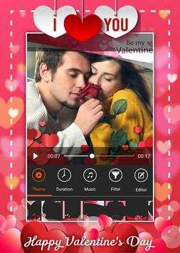 Valentine Video Maker screenshot 1