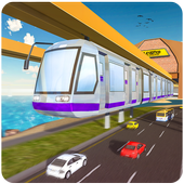 Sky Train Driver Simulator 3D icon