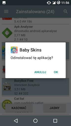 Menedżer aplikacji systemu screenshot 4