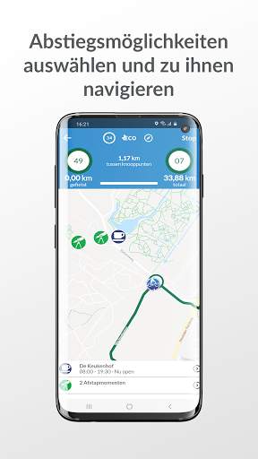 Fahrradnetz - routen-App screenshot 3