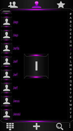 THEME DARKCITY PURPLE EXDIALER screenshot 3