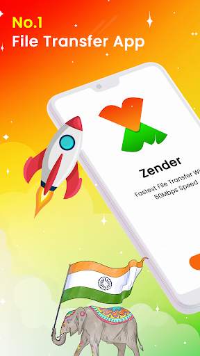Zender India : Share India,Fast File Transfer screenshot 1