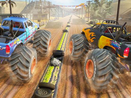 Monster Truck Racing Stunts Game - Offroad Legends screenshot 9