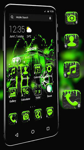 APUS Launcher Monster Truck Theme screenshot 2