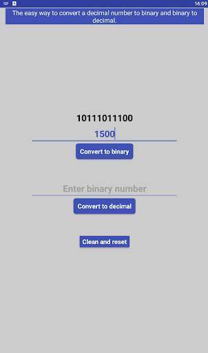 Decimal And Binary Converter 2 تصوير الشاشة