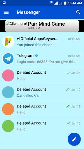 Messenger screenshot 1