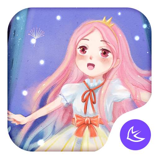 Pink Cute Girl-APUS theme & HD wallpapers 64.0.1001