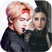 Bts V Selfie: Kim Taehyung Wallpapers of Kpop logo