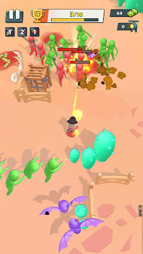 Stickman Defence: Zombie Games screenshot 6