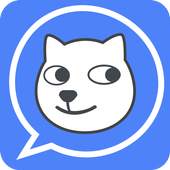 Blue Dog Love WAStickerApps Stickers for WhatsApp 1.0.5