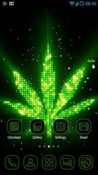Neon Ganja GO Launcher Theme screenshot 2