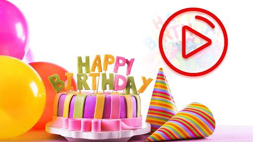 Birthday Video Songs Status - MV Video Maker screenshot 1