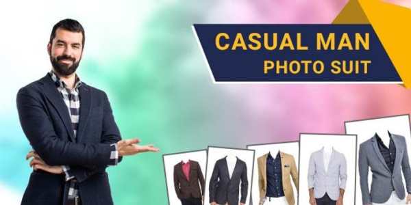 Casual Man Suit Photo Editor Pro screenshot 1