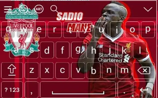Sadio Mane Theme Keyboard screenshot 3