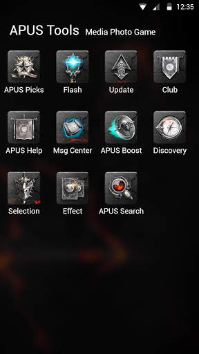 بارد فارس الظلام-APUS Launcher theme 3 تصوير الشاشة